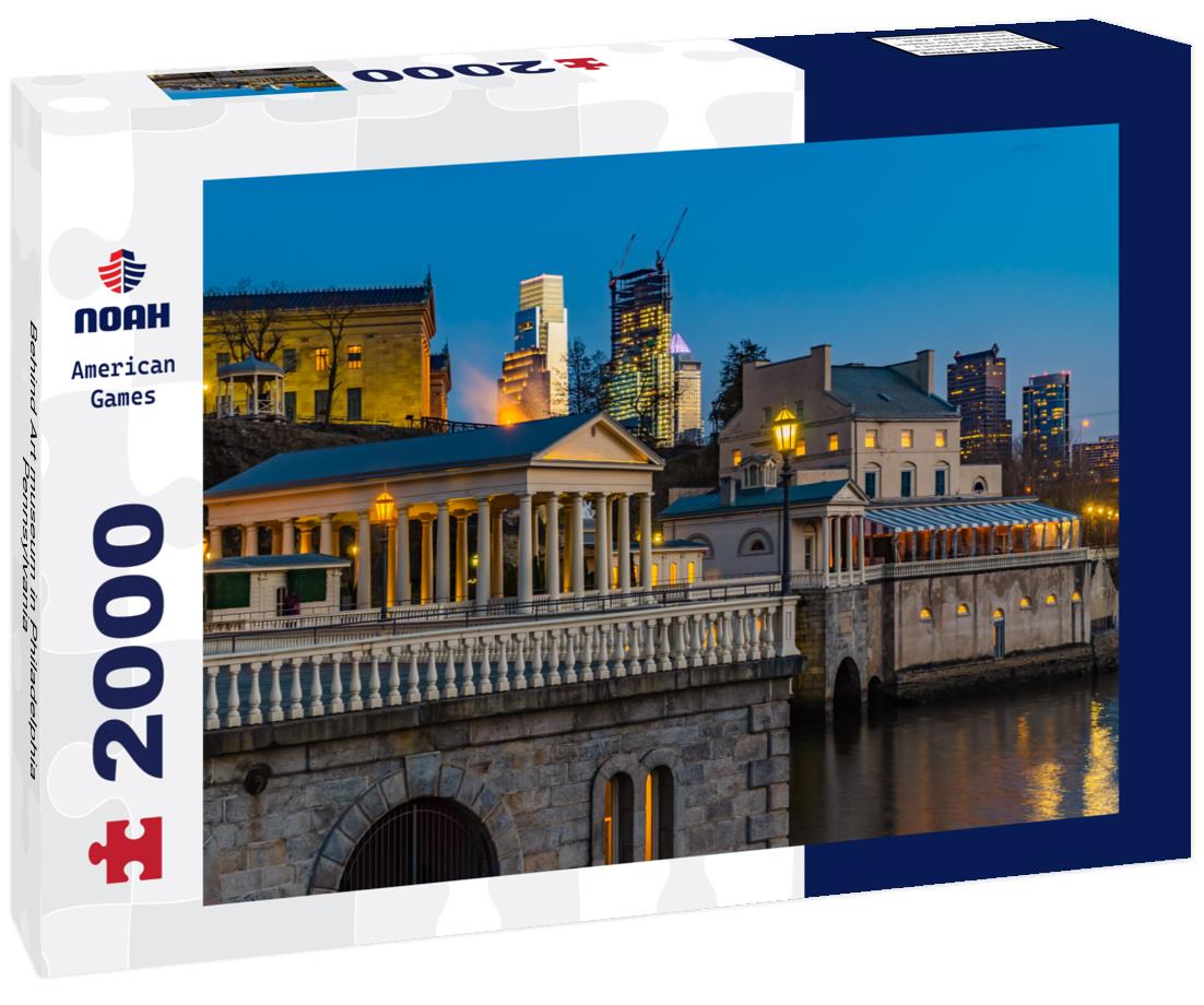 Noah Jigsaw Puzzle Behind Art museum in Philadelphia, Pennsylvania 2000 pieces