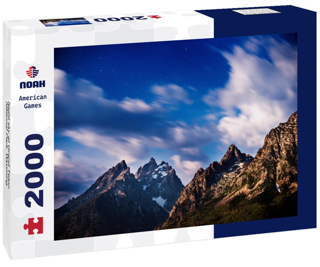 Noah Jigsaw Puzzle Night sky at Grand Teton National Park, Wyoming 2000 pieces
