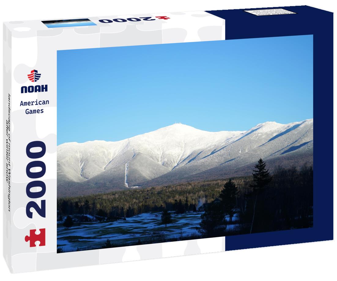 Noah Jigsaw Puzzle landscape of mount Washington after winter snow 2000 pieces