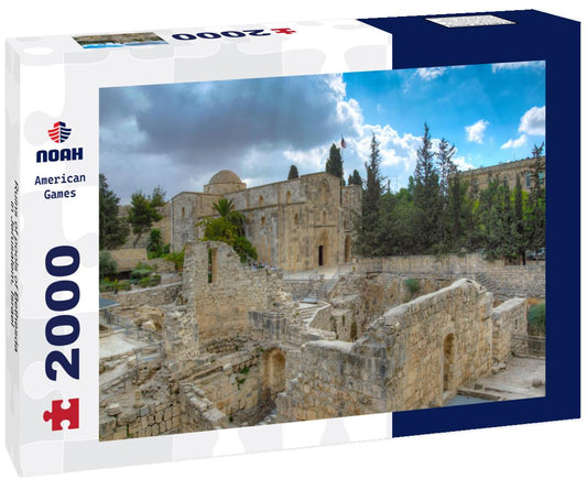 Noah Jigsaw Puzzle Ruins of pools of Bethesda in Jerusalem, Israel 2000 pieces