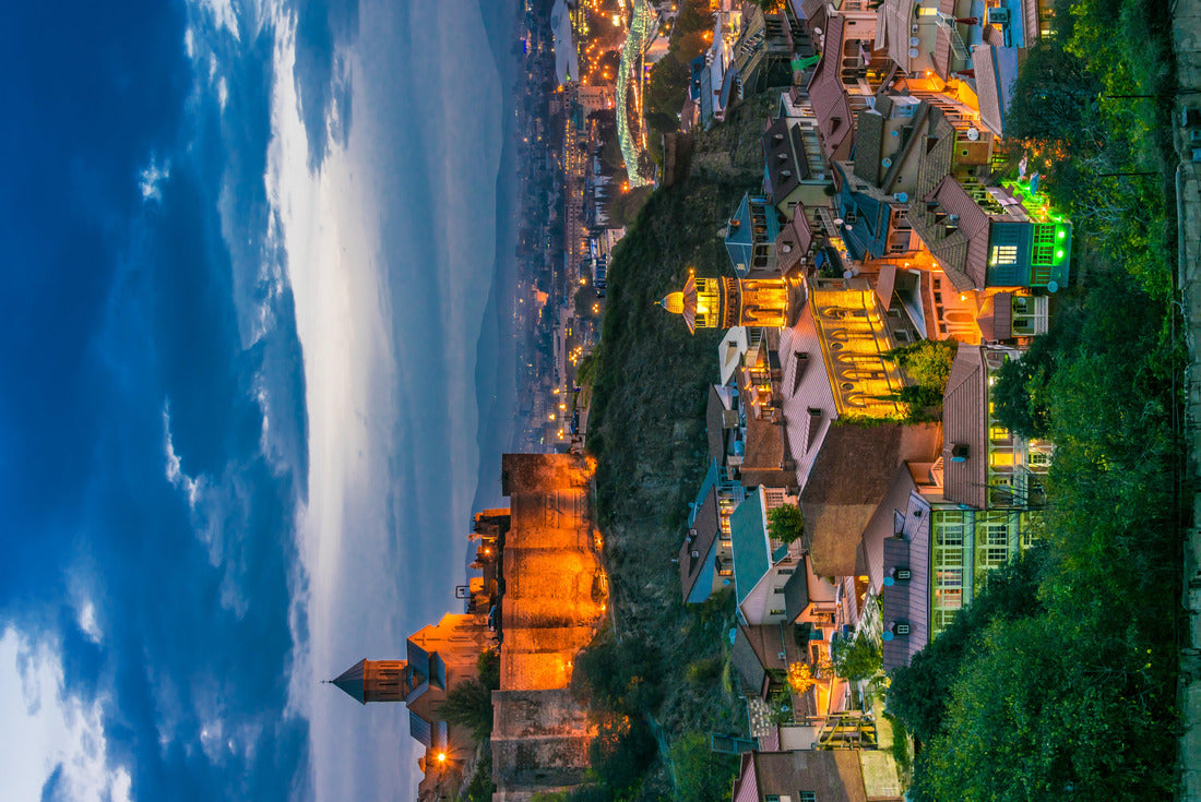 Noah Jigsaw Puzzle Panoramic view of Tbilisi, Georgia after sunset 2000 pieces