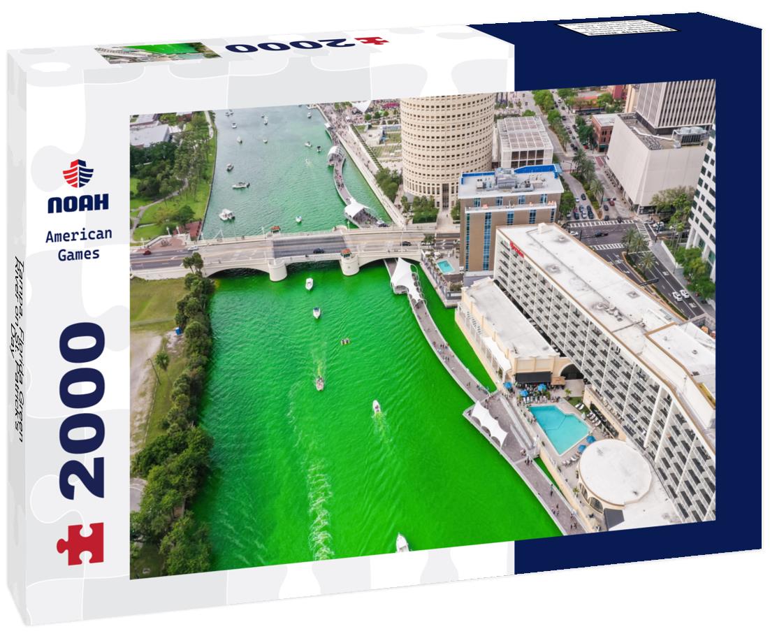 Noah Jigsaw Puzzle Tampa, Florida Green River on St. Patrick's Day 2000 pieces