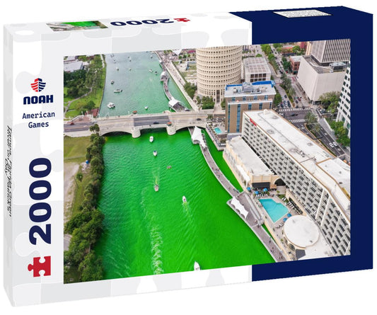 Noah Jigsaw Puzzle Tampa, Florida Green River on St. Patrick's Day 2000 pieces