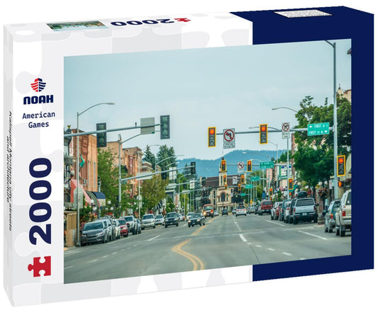 Noah Jigsaw Puzzle Kalispell Montana city streets and architecture 2000 pieces
