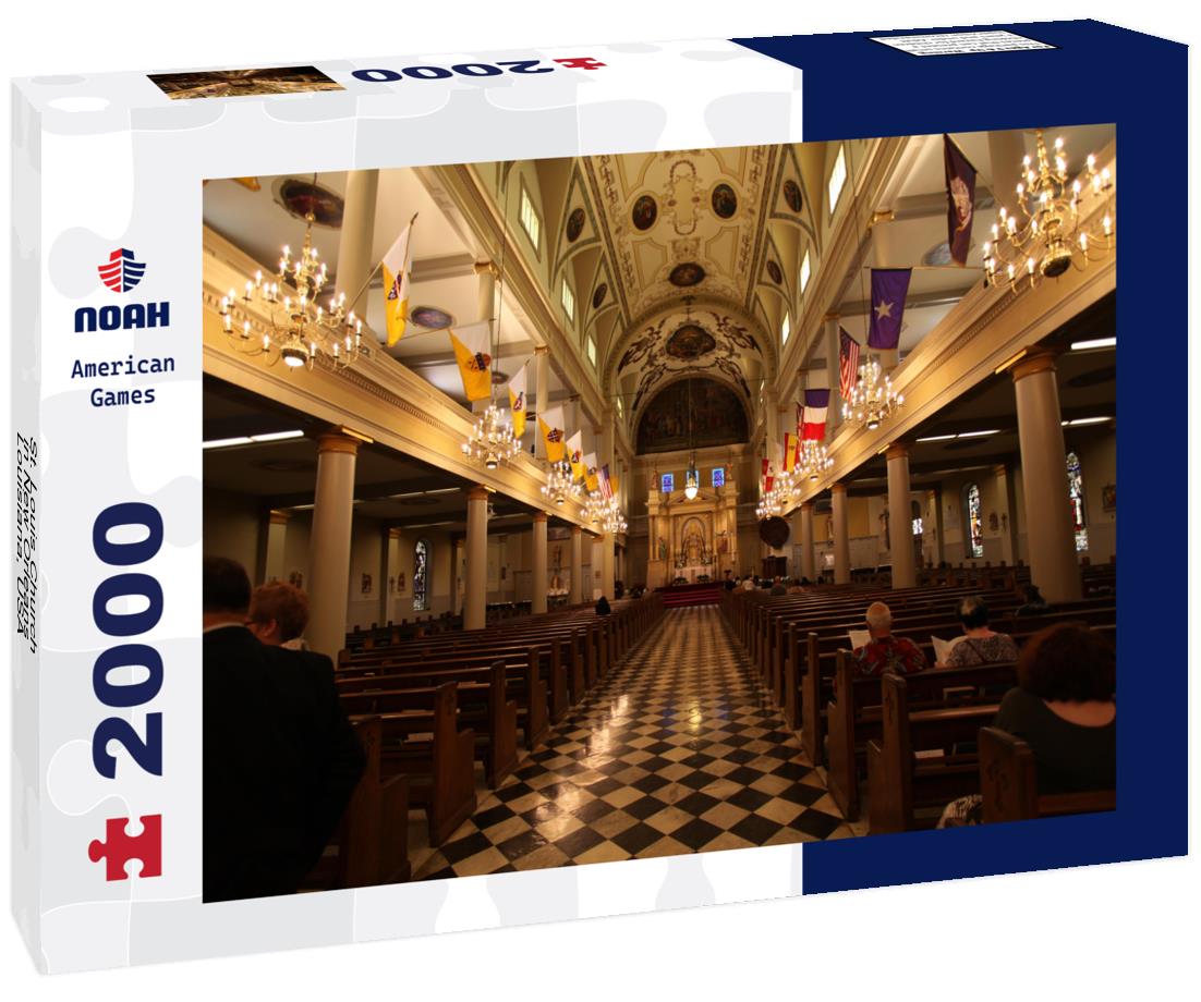 Noah Jigsaw Puzzle St. Louis Church in New Orleans, Louisiana, USA 2000 pieces