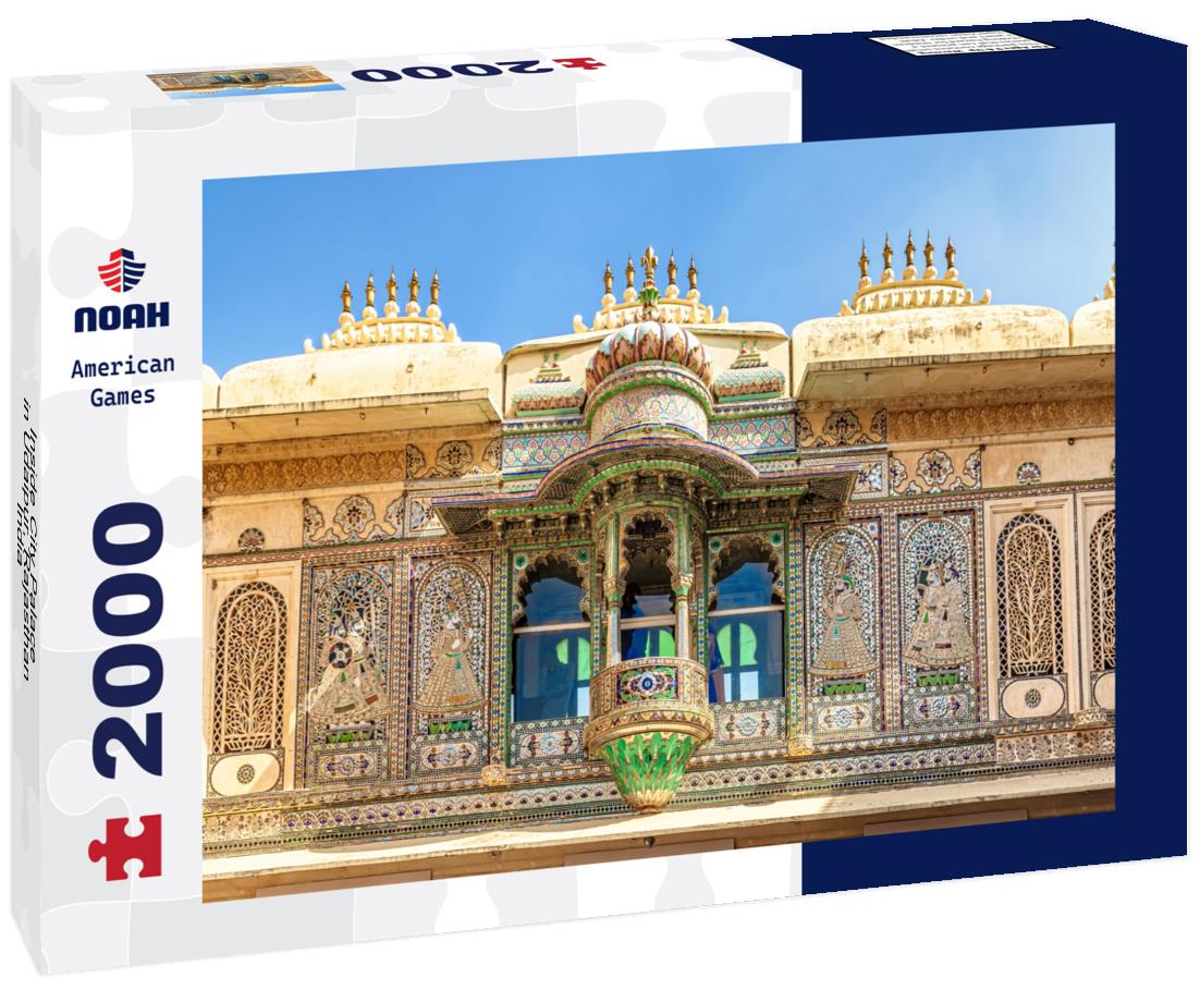 Inside City Palace in Udaipur, Rajasthan, India 2000pc Puzzle