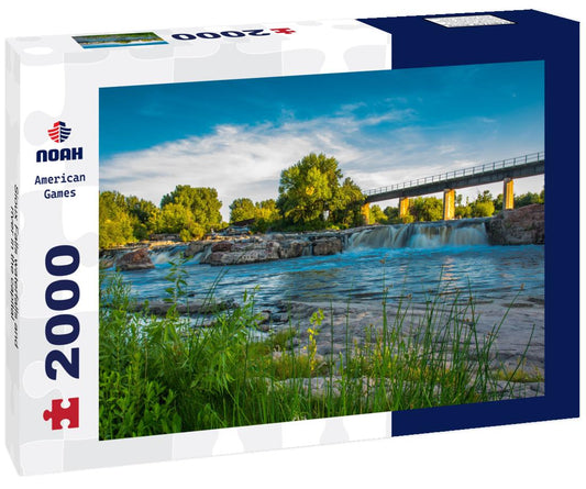 Noah Jigsaw Puzzle Sioux Falls waterfalls and river in the capital 2000 pieces