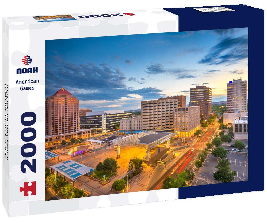 Albuquerque, New Mexico, USA downtown cityscape 2000pc Puzzle