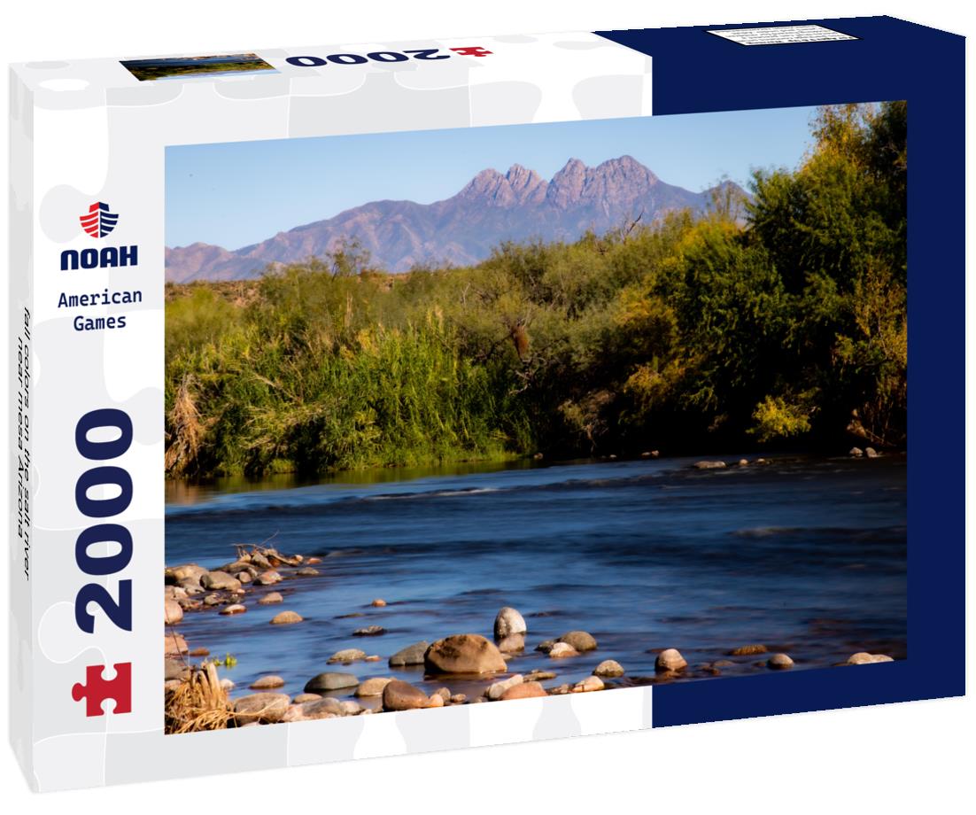 Noah Jigsaw Puzzle fall colors on the salt river near mesa Arizona 2000 pieces