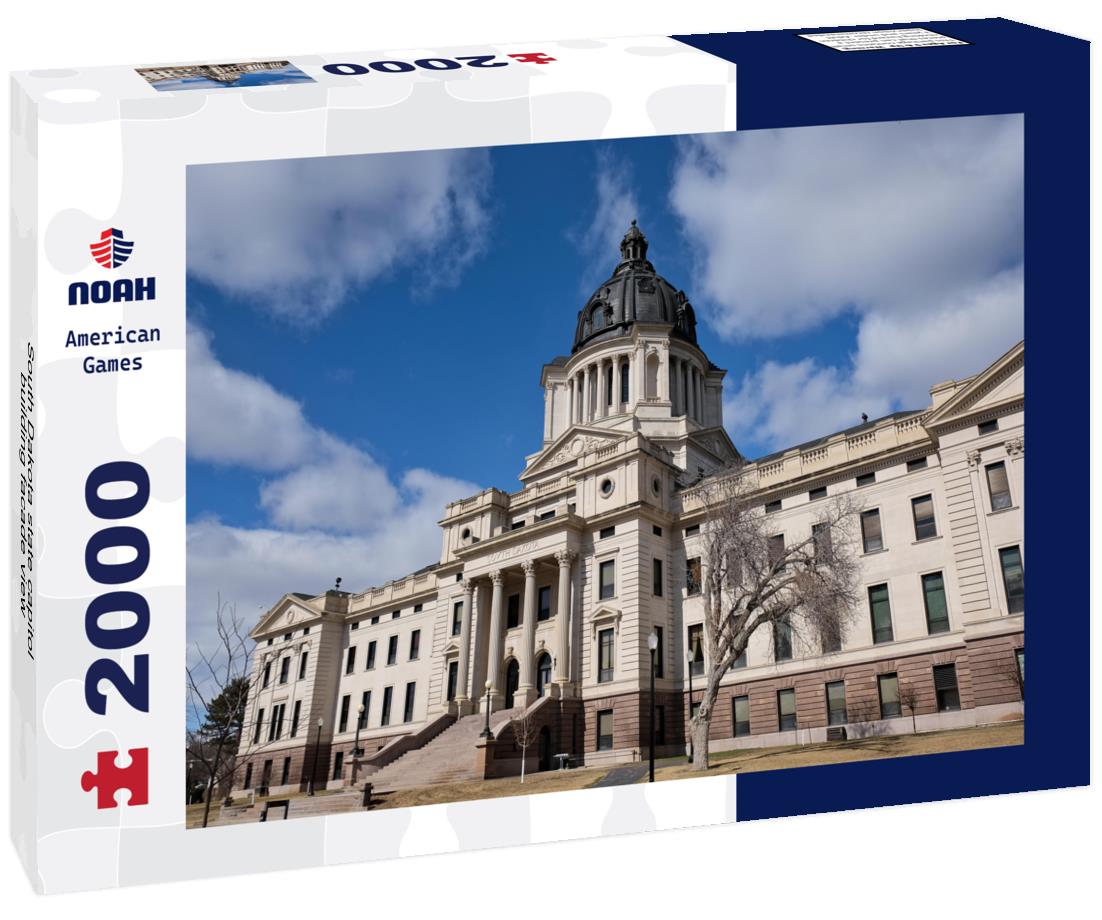 South Dakota state capitol building facade view 2000pc Puzzle