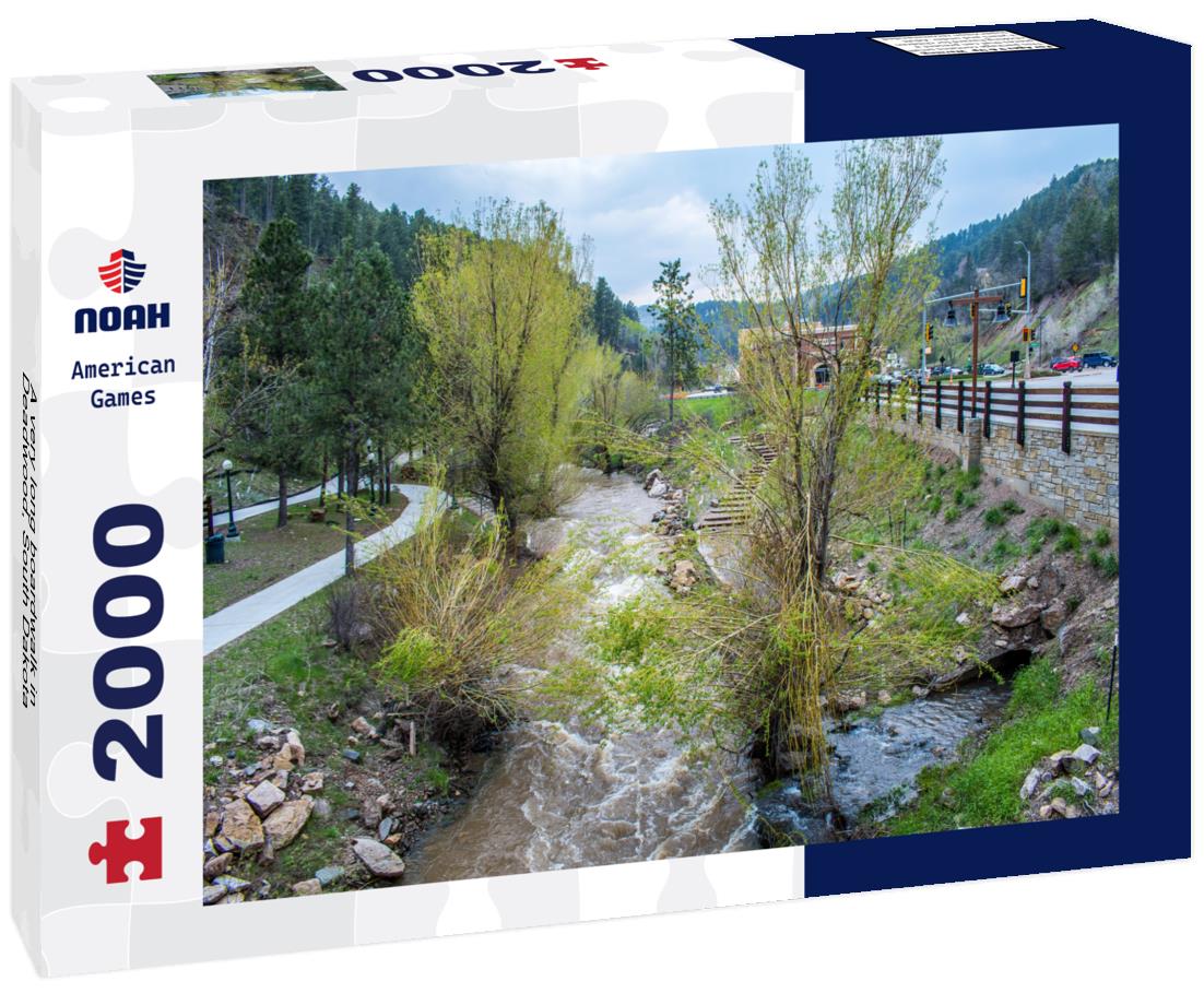 Noah Jigsaw Puzzle A very long boardwalk in Deadwood, South Dakota 2000 pieces