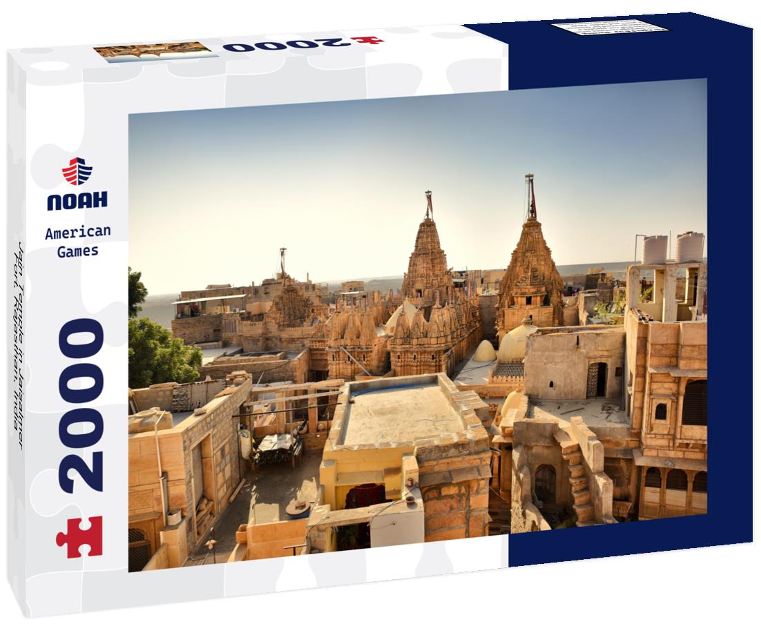 Jain Temple in Jaisalmer Fort, Rajasthan, India 2000pc Puzzle