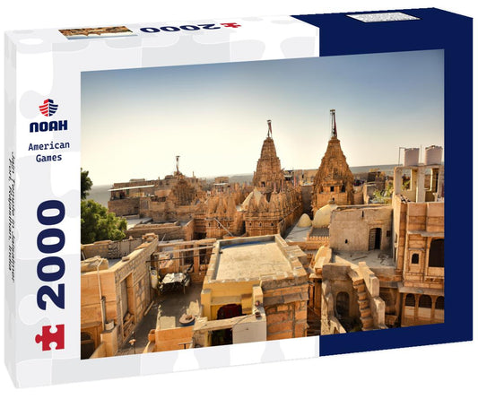 Noah Jigsaw Puzzle Jain Temple in Jaisalmer Fort, Rajasthan, India 2000 pieces