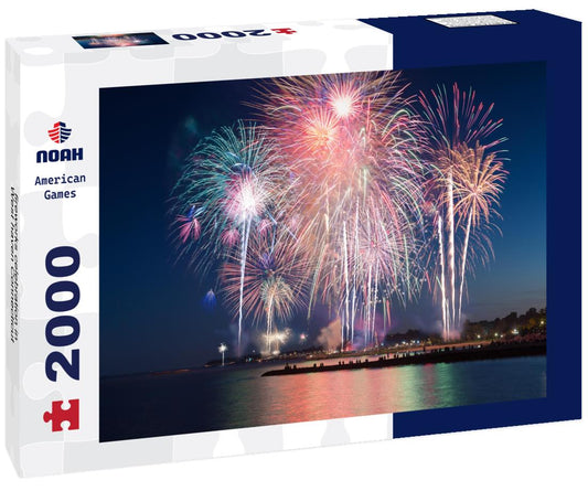 Noah Jigsaw Puzzle fireworks celebration in West haven Connecticut 2000 pieces