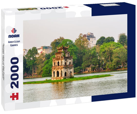 Noah Jigsaw Puzzle Sunset view of the Turtle Tower, Hanoi, Vietnam 2000 pieces