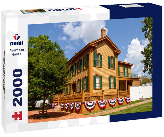Noah Jigsaw Puzzle Abraham Lincoln's home in Springfield, Illinois 2000 pieces