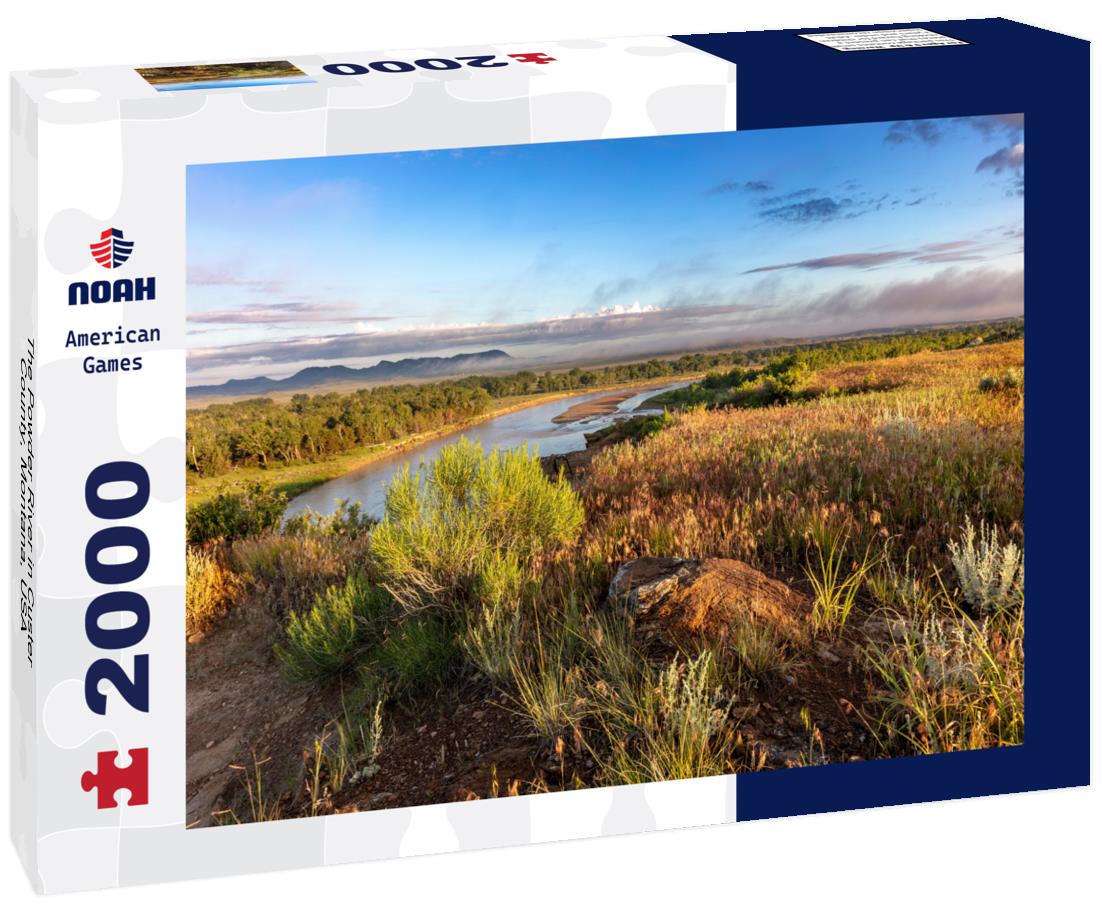 Noah Jigsaw Puzzle The Powder River in Custer County, Montana, USA 2000 pieces