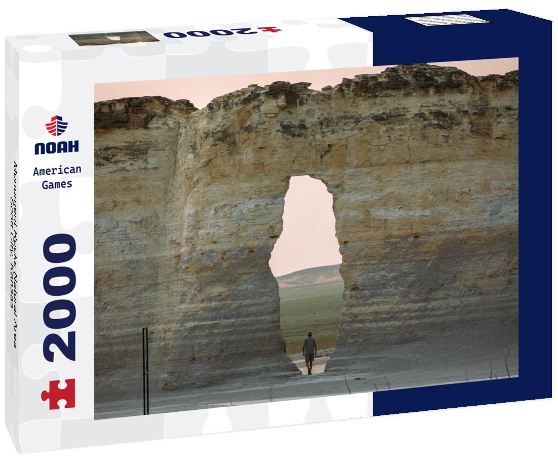 Noah Jigsaw Puzzle Monument Rocks Natural Area, Scott City, Kansas 2000 pieces