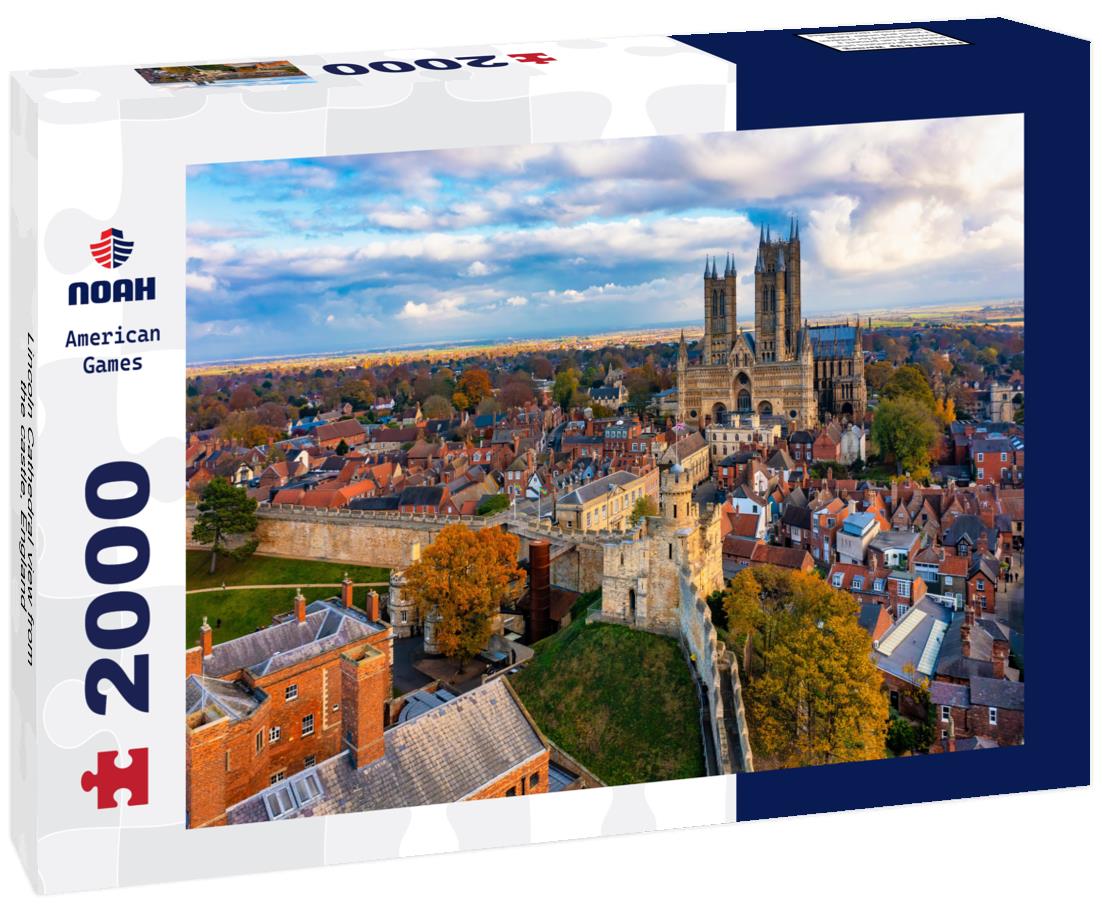 Lincoln Cathedral view from the castle, England 2000pc Puzzle