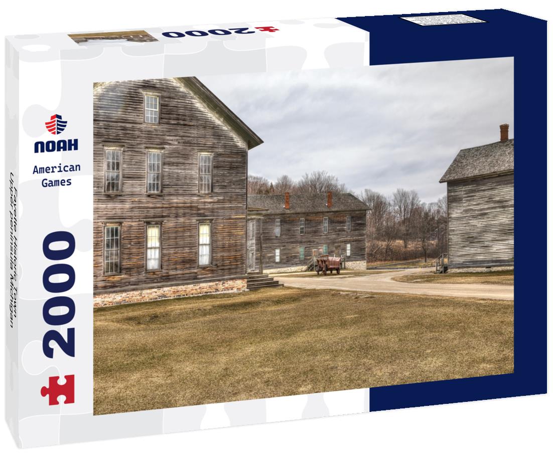 Noah Jigsaw Puzzle Fayette Historic Town, Upper peninsula Michigan 2000 pieces