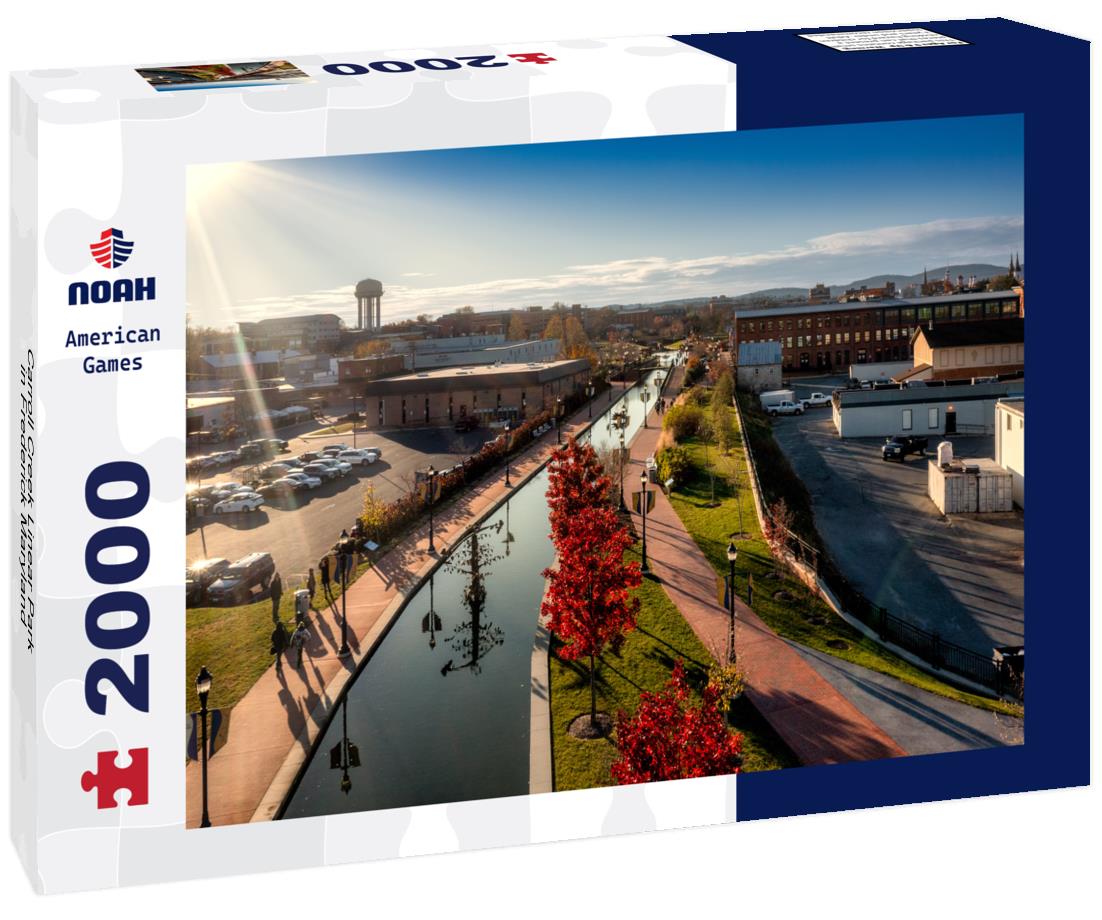 Noah Jigsaw Puzzle Carroll Creek Linear Park in Frederick Maryland 2000 pieces