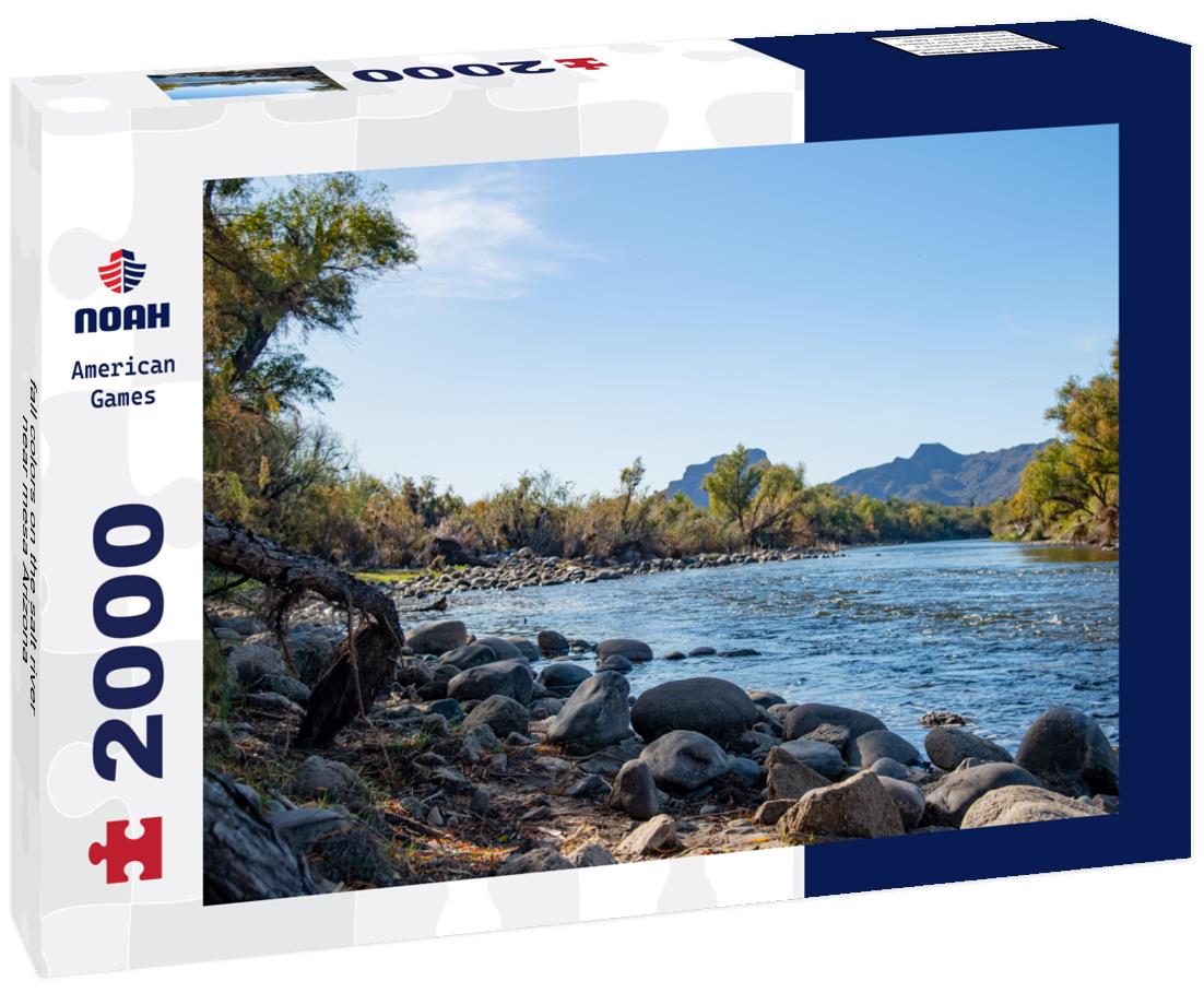 Noah Jigsaw Puzzle fall colors on the salt river near mesa Arizona 2000 pieces