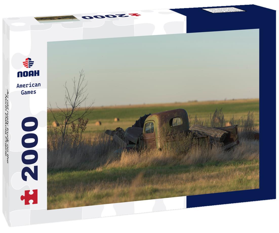 An old rusty truck on the North Dakota Prairie 2000pc Puzzle