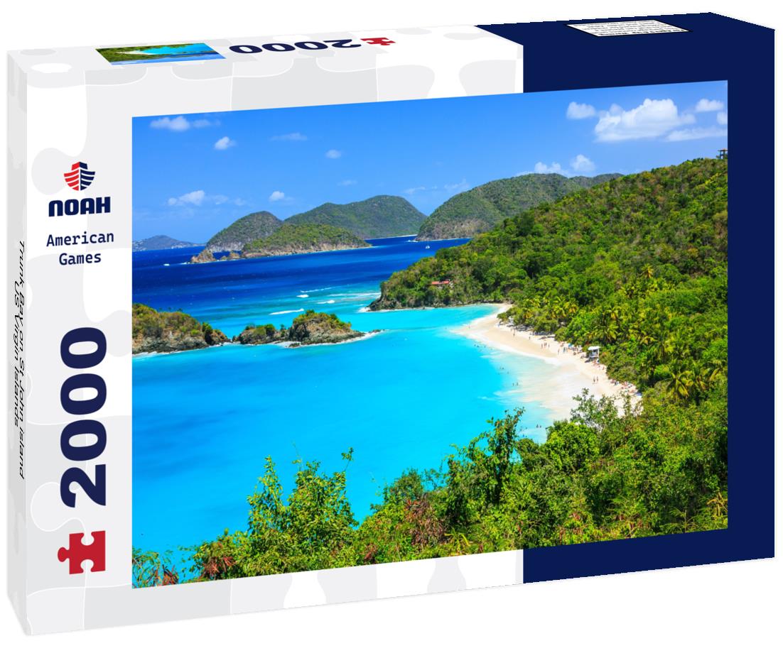 Trunk Bay on St John island, US Virgin Islands 2000pc Puzzle