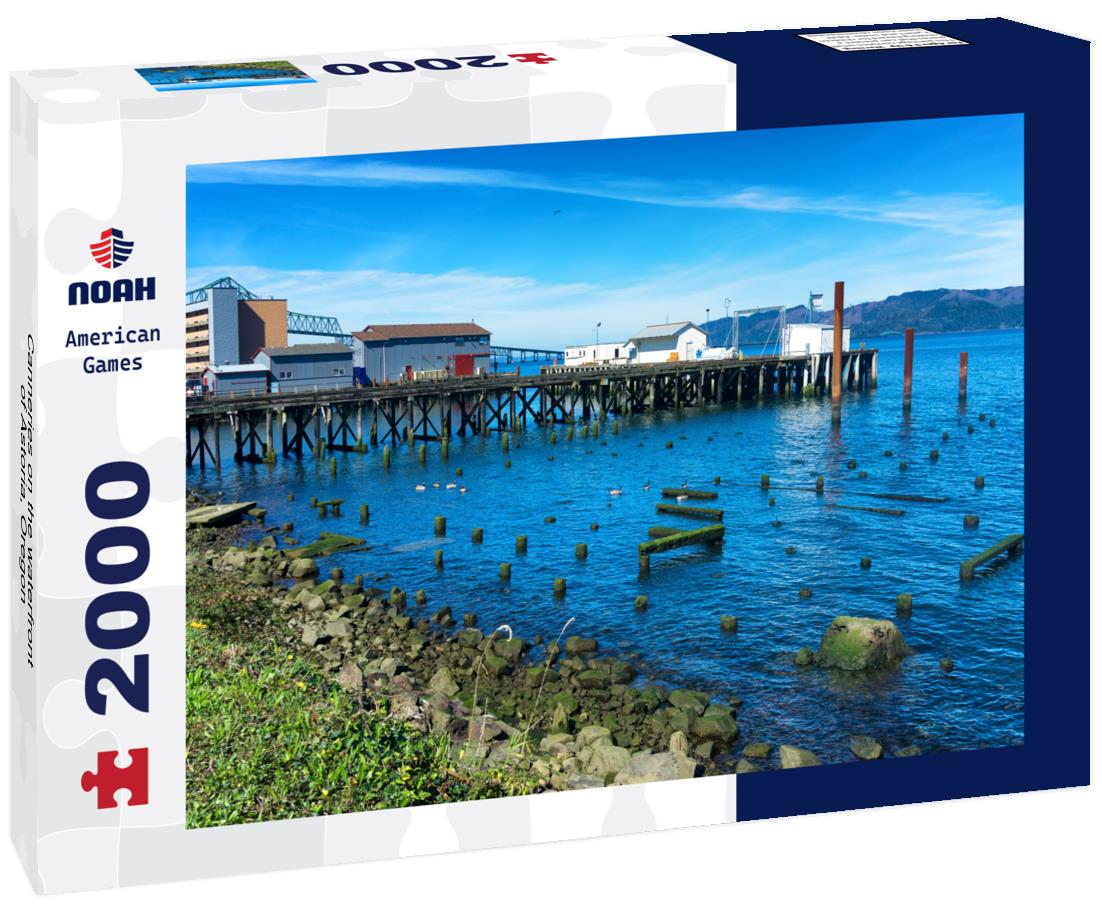 Canneries on the waterfront of Astoria, Oregon 2000pc Puzzle