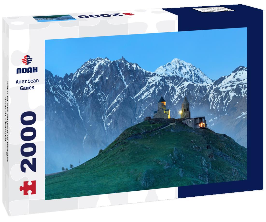 Noah Jigsaw Puzzle View to old church in twilight time in Georgia 2000 pieces