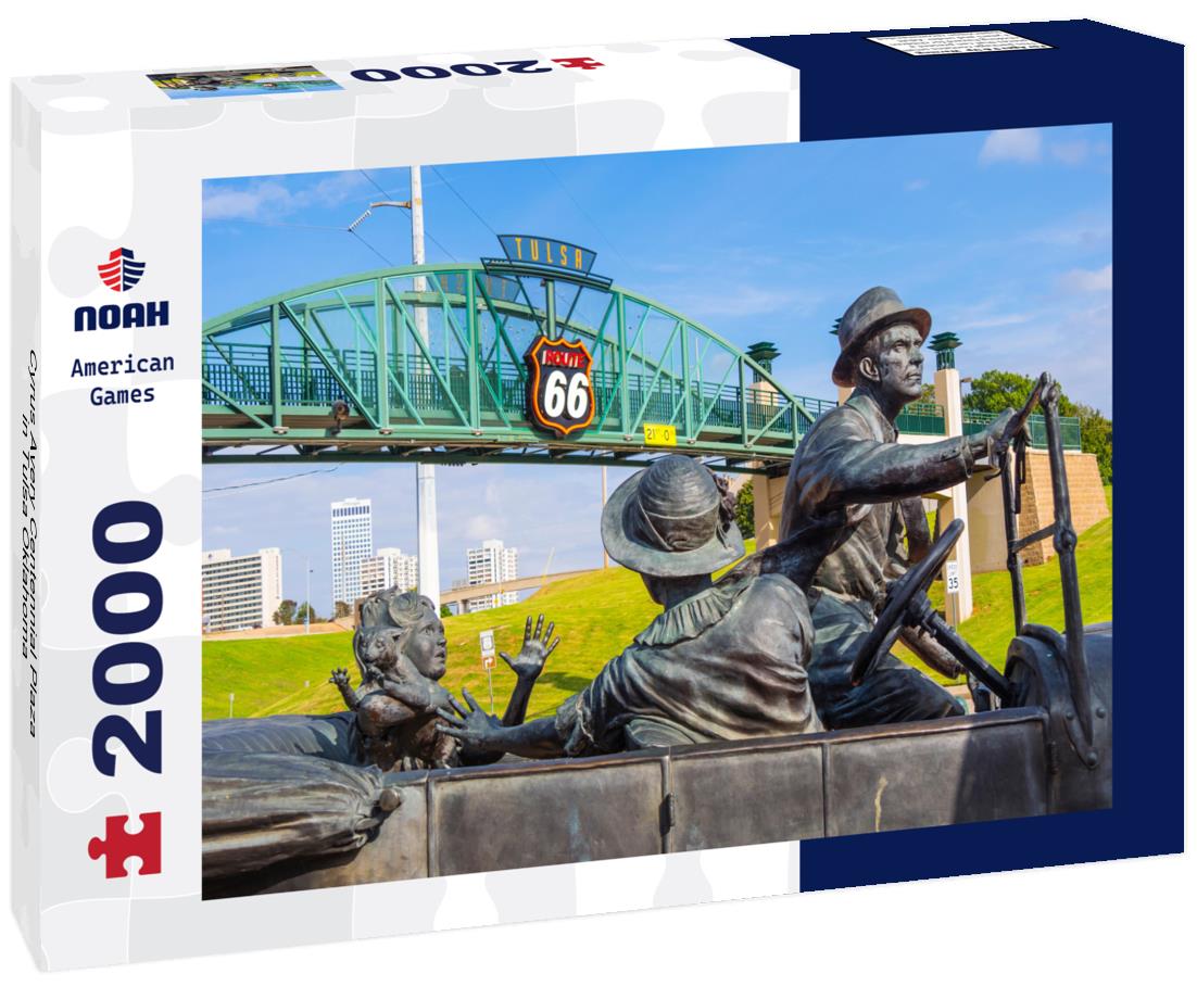 Noah Jigsaw Puzzle Cyrus Avery Centennial Plaza in Tulsa Oklahoma 2000 pieces