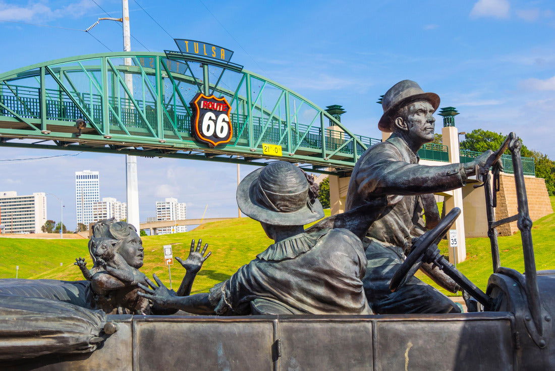 Noah Jigsaw Puzzle Cyrus Avery Centennial Plaza in Tulsa Oklahoma 2000 pieces