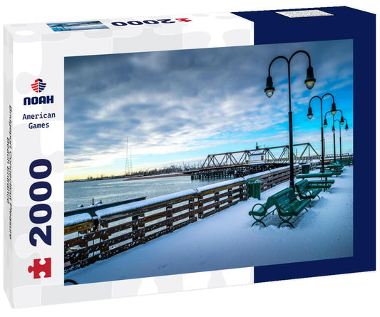 Noah Jigsaw Puzzle Bridgeport Connecticut Pleasure Beach Entrance 2000 pieces