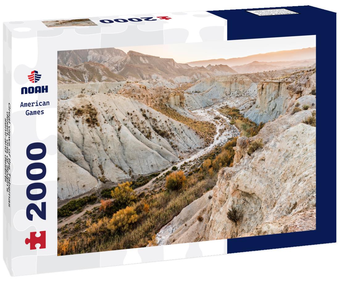 Great views of the Tabernas desert, one of Spain's semi-arid deserts 2000pc Puzzle