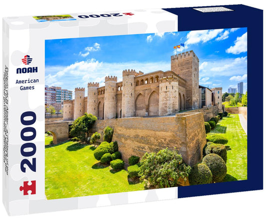 Noah Jigsaw Puzzle Palacio de la Aljafería (Palace of the Aljaferia) Old castle now used for the regional government, Zaragoza 2000 Pieces