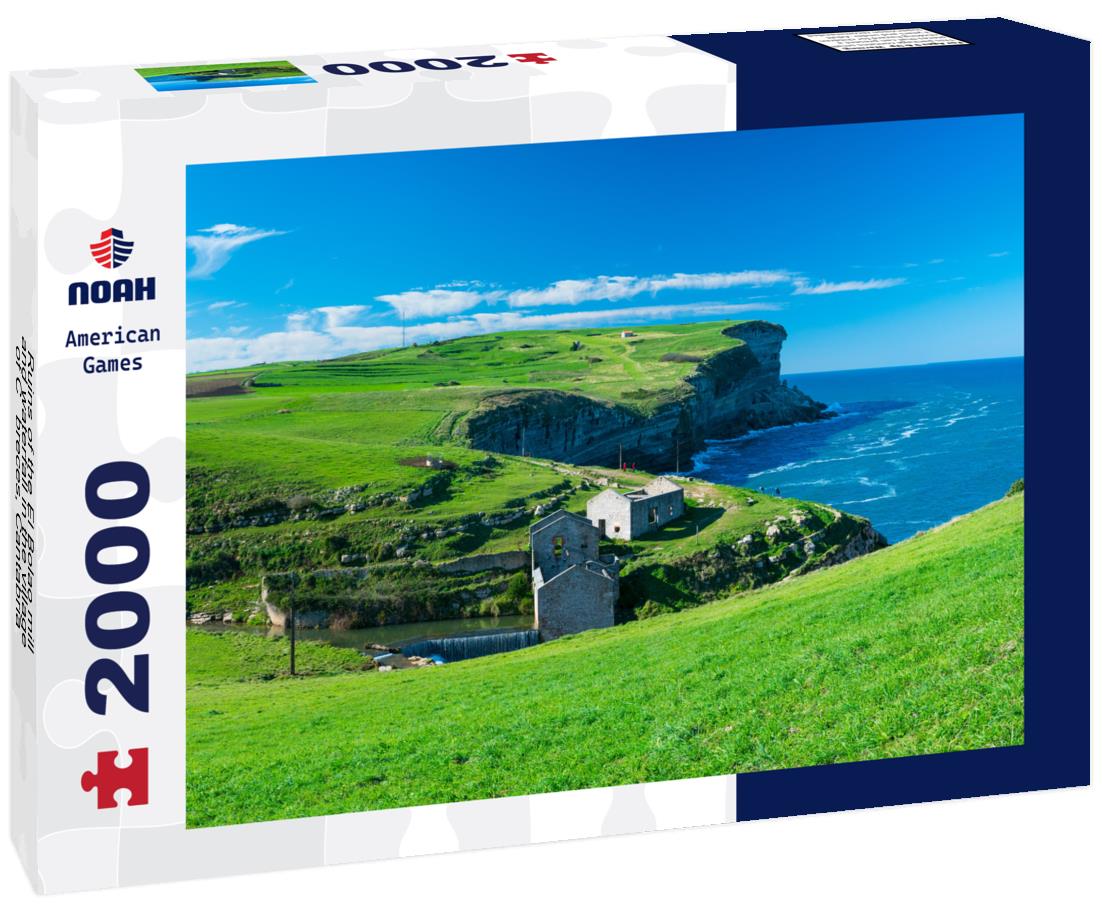 Ruins of the El Bolao mill and waterfall in the village of Cóbreces, Cantabria 2000pc Puzzle