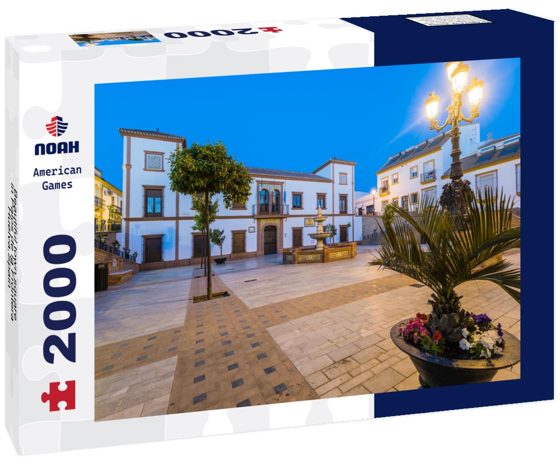 Beautiful town square in Palos de la Frontera,Huelva,Spain 2000pc Puzzle