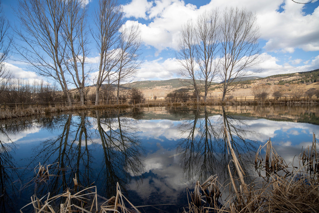 Noah Jigsaw Puzzle Winter landscape with lake in Alcala de la Selva Teruel Aragon Spain 2000 Pieces