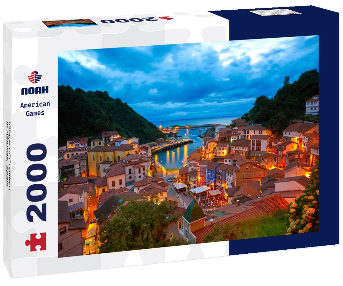 Noah Jigsaw Puzzle Village of Cudillero in Asturias, Spain 2000 Pieces