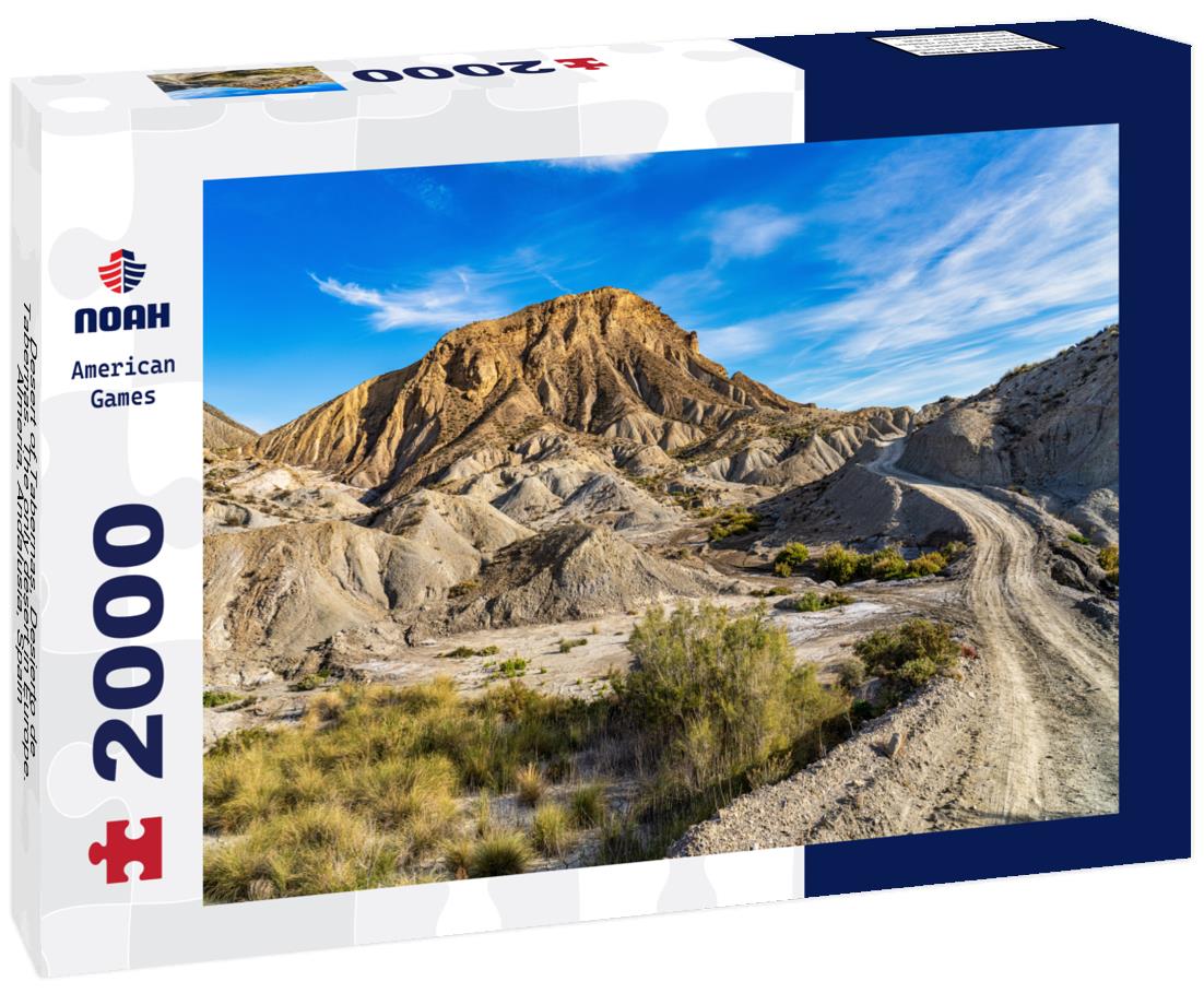 Desert of Tabernas, Desierto de Tabernas. The only desert in Europe. Almeria, Andalusia, Spain 2000pc Puzzle