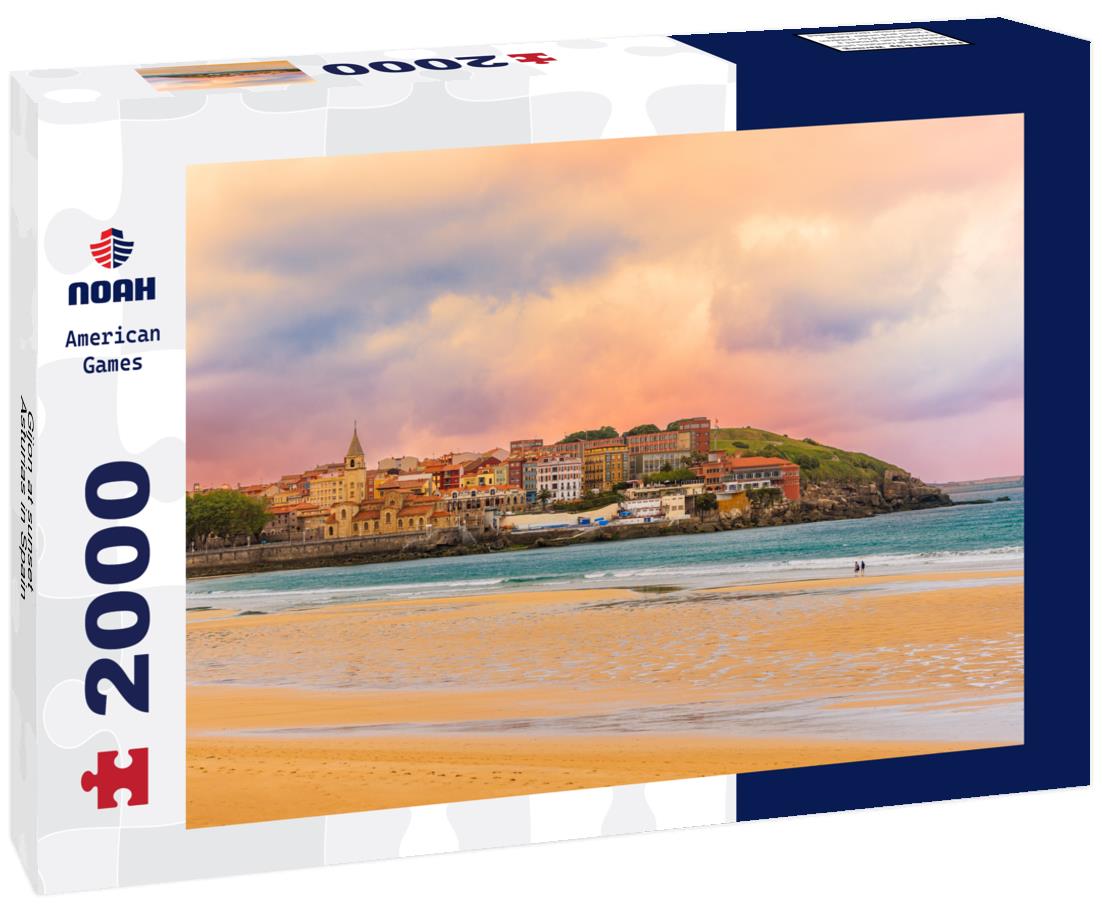 Gijon at sunset - Asturias in Spain 2000pc Puzzle