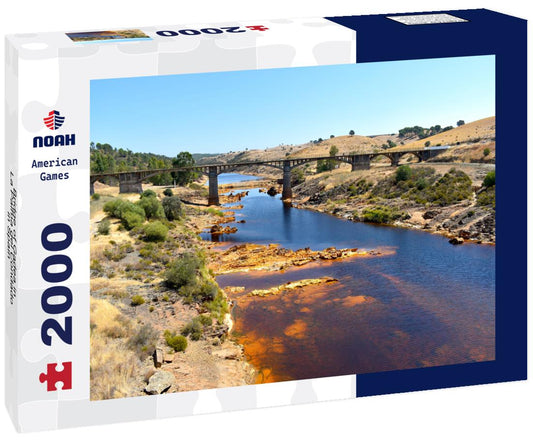 Noah Jigsaw Puzzle Bridge of Gadea in La Palma del Condado in Spain 2000 Pieces