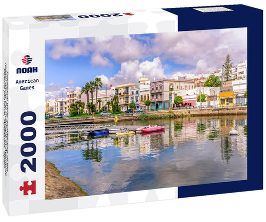 Noah Jigsaw Puzzle Traditional white architecture of the region along the riverbank in Ayamonte, Huelva province, Andalusia, Spain 2000 Pieces