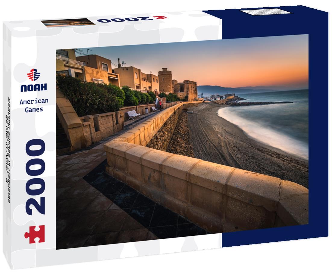 Beautiful sunrise in Roquetas de Mar in Almería 2000pc Puzzle