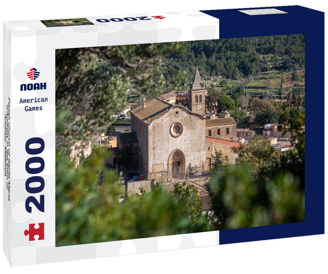 Parish church of Santa Maria d'Andratx in the town of Andratx, Mallorca 2000pc Puzzle
