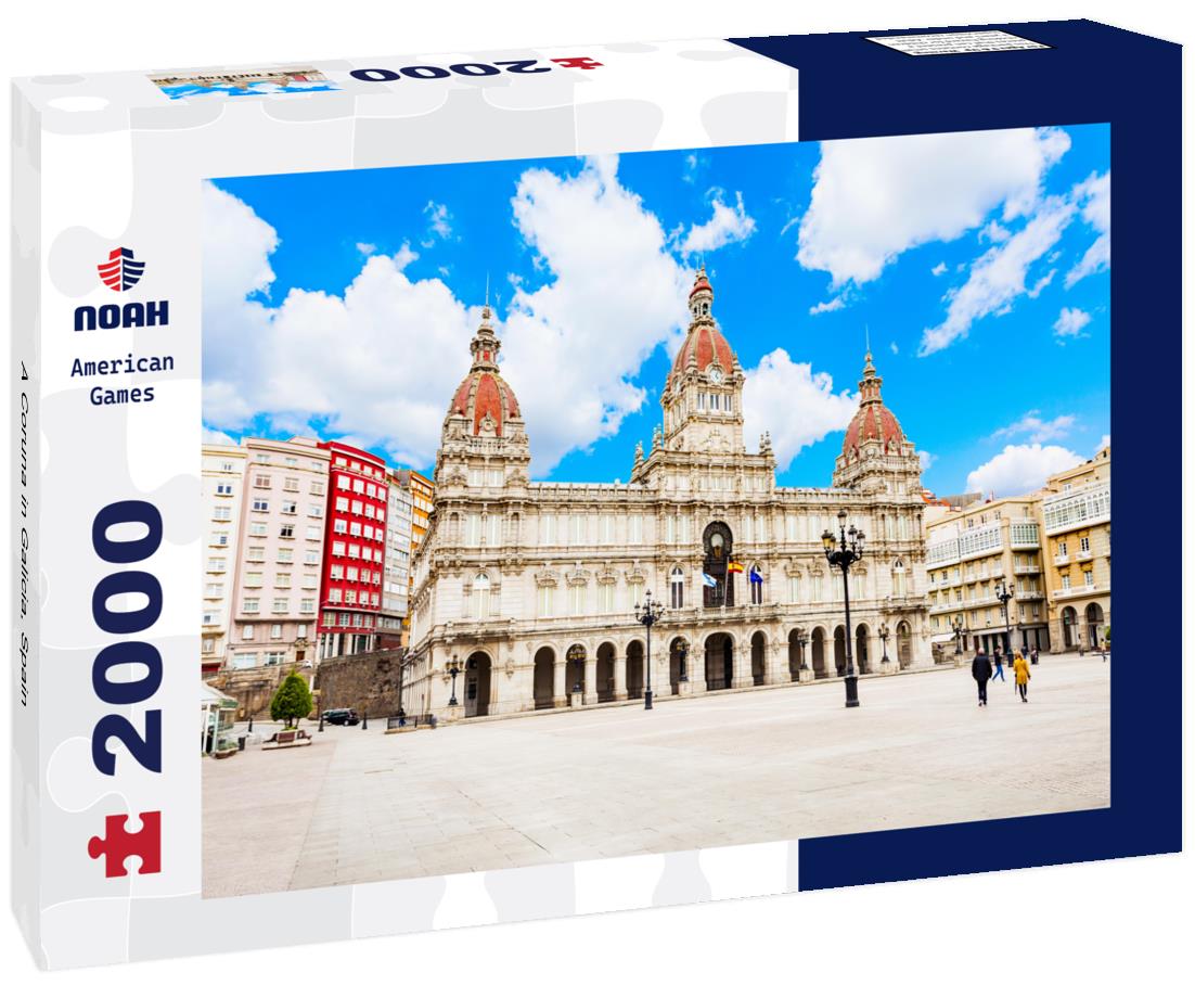 A Coruna in Galicia, Spain 2000pc Puzzle