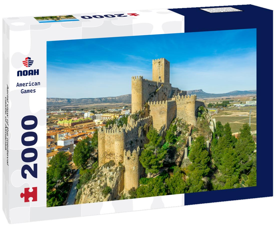 Aerial view of the medieval castle of Almansa 2000pc Puzzle