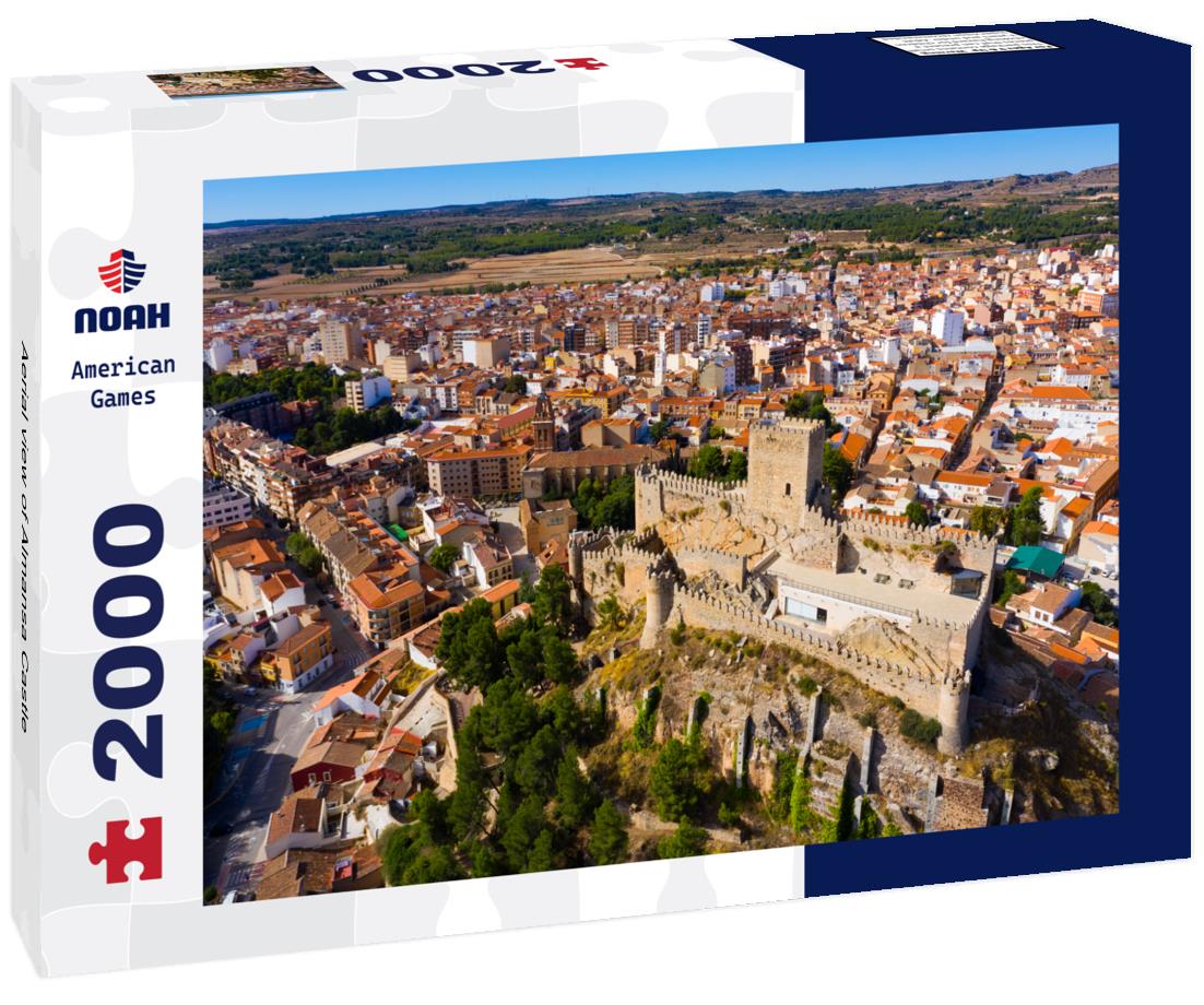Aerial view of Almansa Castle 2000pc Puzzle