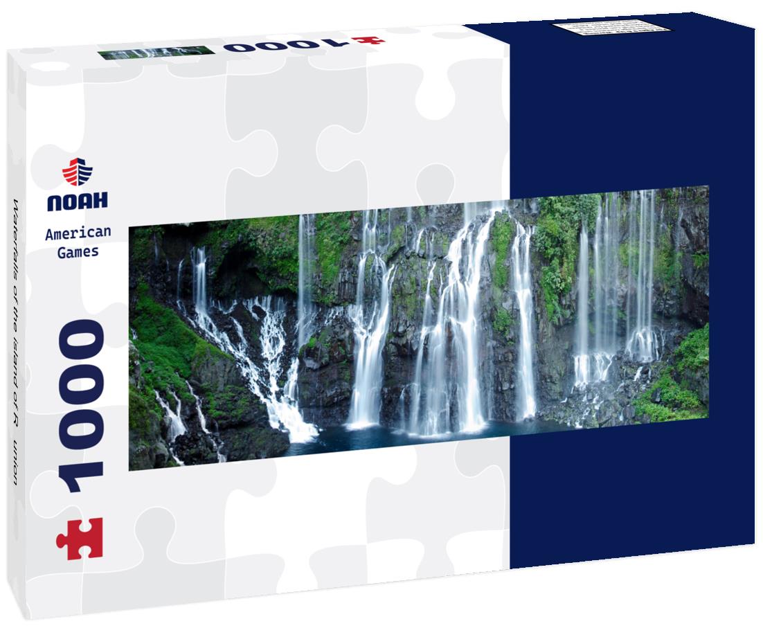 Noah Jigsaw Puzzle Waterfalls of the island of Réunion Panorama 1000 Pieces