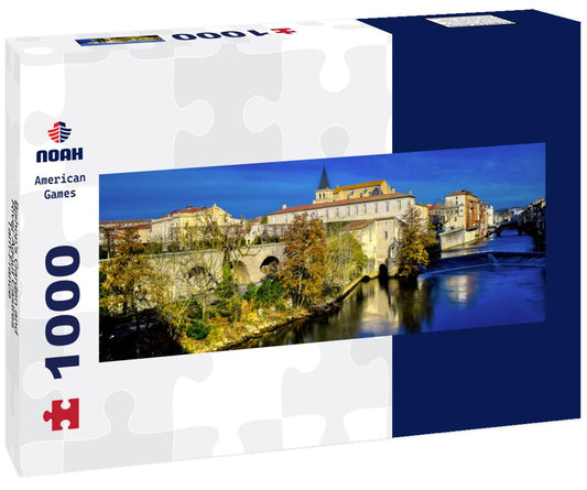 Noah Jigsaw Puzzle Bishop's Garden and River Agout Castres-Tarn-France Panorama 1000 Pieces